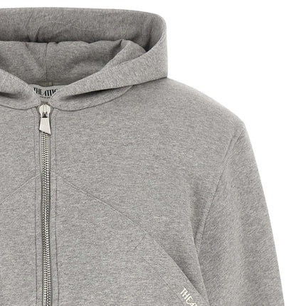 The Attico Gray Cotton Sweatshirt
