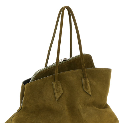 The Attico Bicolor Bovine Leather Shoulder Bag