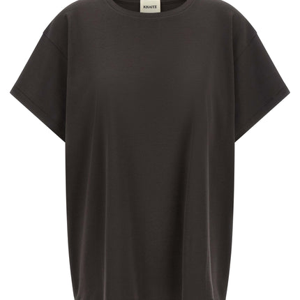 Khaite Gray Cotton T-Shirt