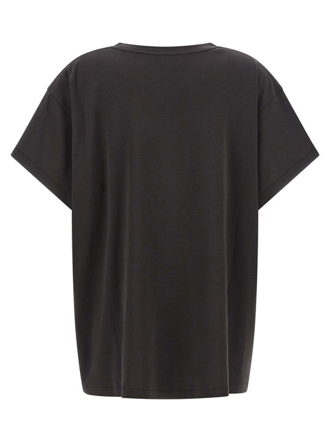 Khaite Gray Cotton T-Shirt