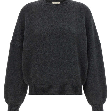 Khaite Gray Cashmere Cardigan