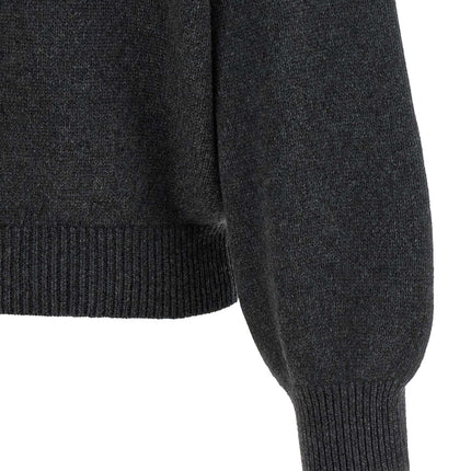 Khaite Gray Cashmere Cardigan