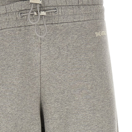 The Attico Gray Cotton Casual Pants