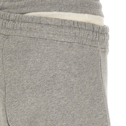 The Attico Gray Cotton Casual Pants