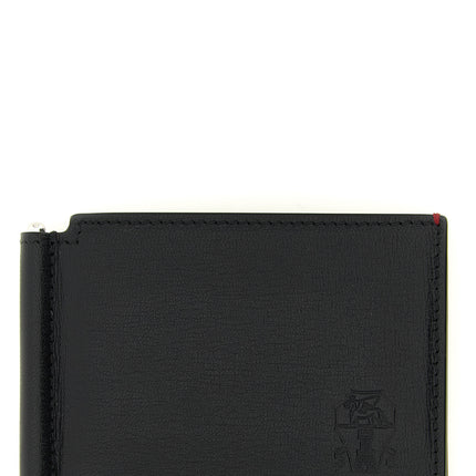 Brunello Cucinelli Black Goatskin Money Clip