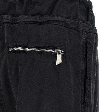 The Attico Black Cotton Cargo Pants
