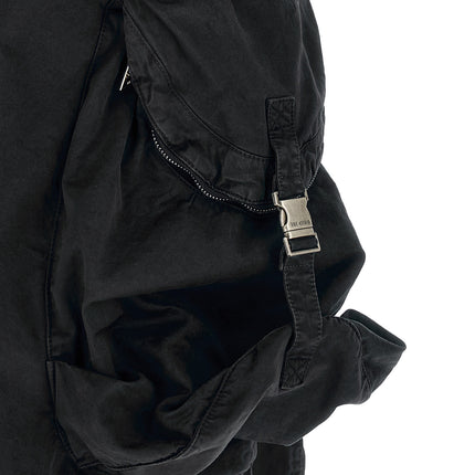 The Attico Black Cotton Cargo Pants