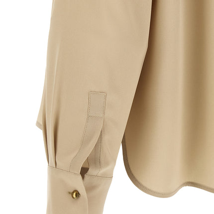 Max Mara Beige Silk Blouse
