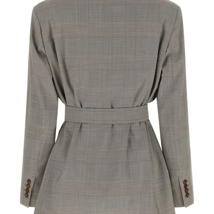 Max Mara Gray Wool Blazer