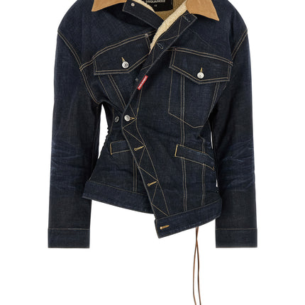 Dsquared² Blue Cotton Denim Jacket