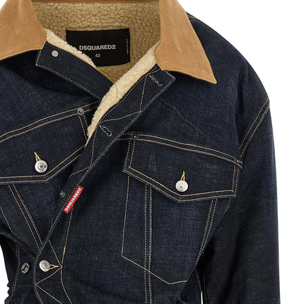 Dsquared² Blue Cotton Denim Jacket
