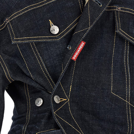 Dsquared² Blue Cotton Denim Jacket