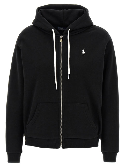 Polo Ralph Lauren Black Cotton Sweatshirt