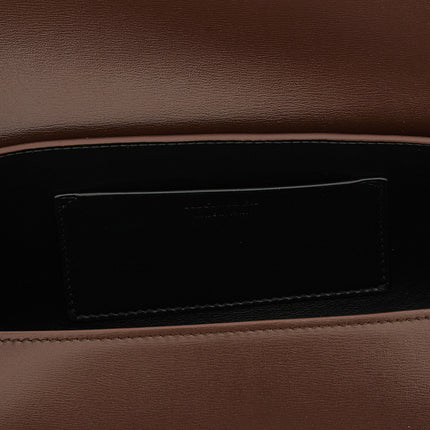 Jil Sander Brown Calfskin Shoulder Bag