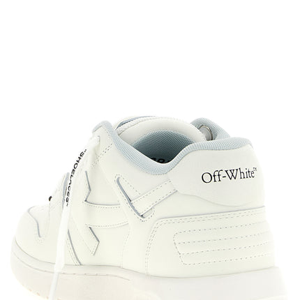 Off-White Bicolor Calfskin Athletic Sneakers