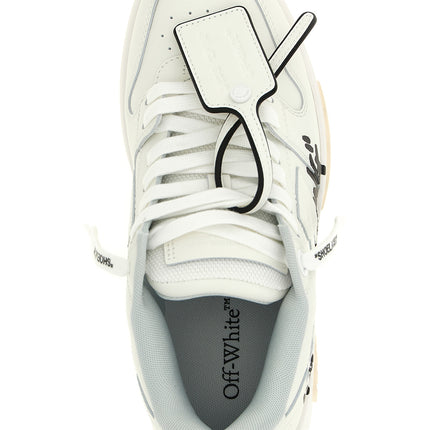 Off-White Bicolor Calfskin Athletic Sneakers