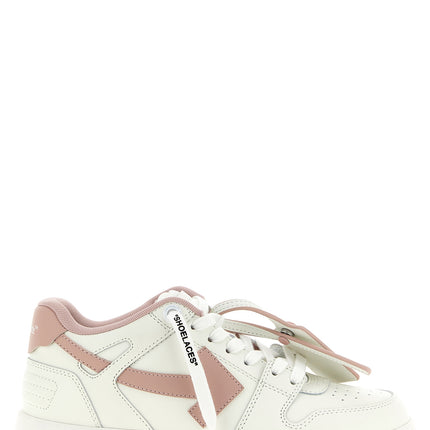 Off-White Multicolor Calfskin Athletic Sneakers