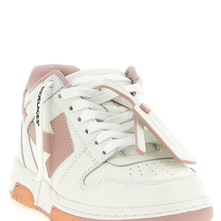 Off-White Multicolor Calfskin Athletic Sneakers