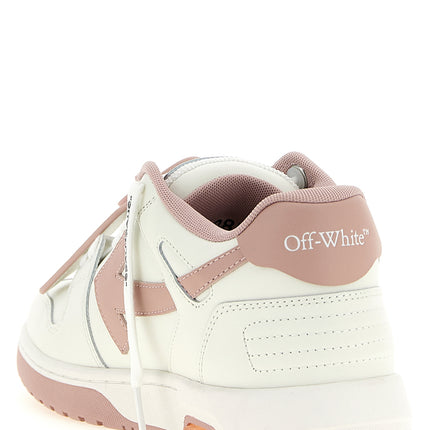 Off-White Multicolor Calfskin Athletic Sneakers