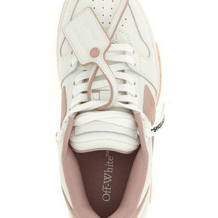 Off-White Multicolor Calfskin Athletic Sneakers