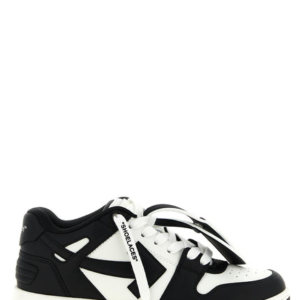Off-White Bicolor Calfskin Low Top Sneakers