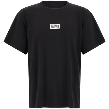 MM6 Maison Margiela Black Cotton T-Shirt