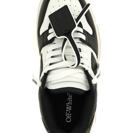 Off-White Bicolor Calfskin Low Top Sneakers