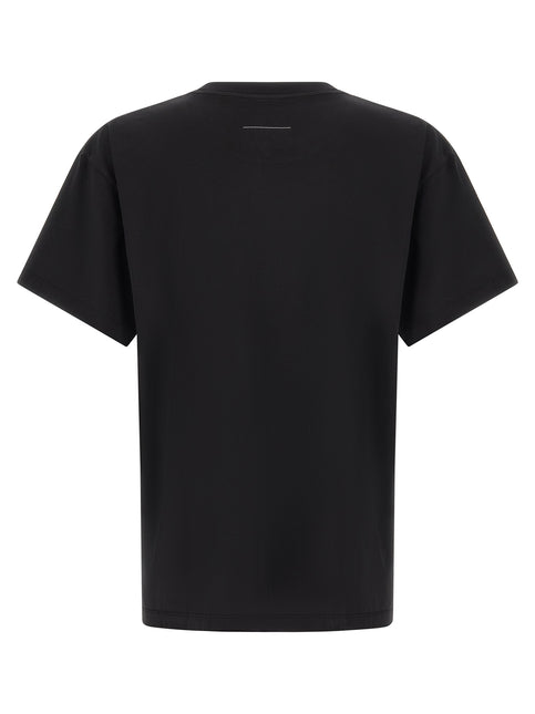 MM6 Maison Margiela Black Cotton T-Shirt