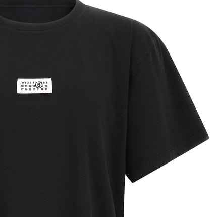 MM6 Maison Margiela Black Cotton T-Shirt