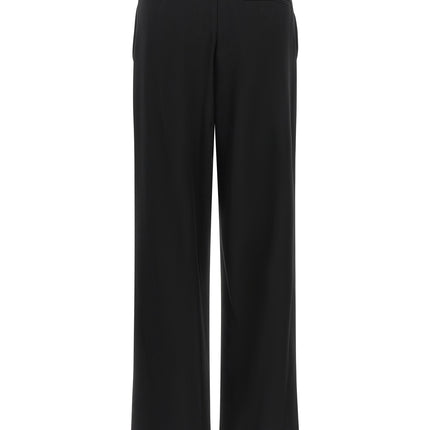MM6 Maison Margiela Black Polyester Casual Pants