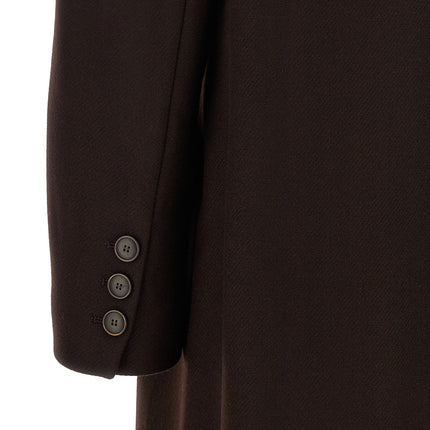Twinset Brown Wool Coat