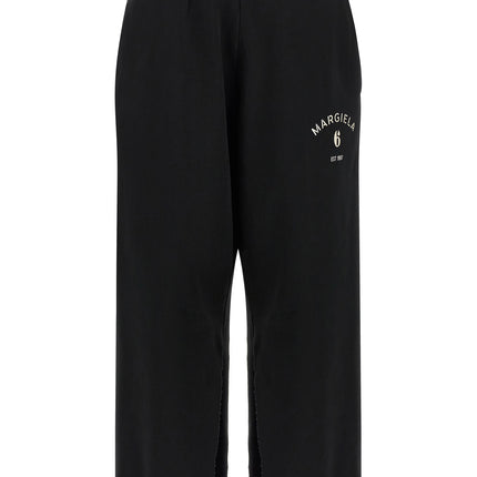 MM6 Maison Margiela Black Cotton Joggers (Workout Pants)