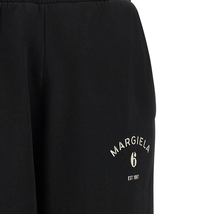 MM6 Maison Margiela Black Cotton Joggers (Workout Pants)