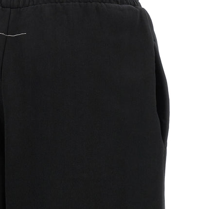 MM6 Maison Margiela Black Cotton Joggers (Workout Pants)