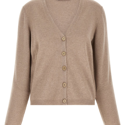 Fabiana Filippi Beige Virgin Wool Cardigan