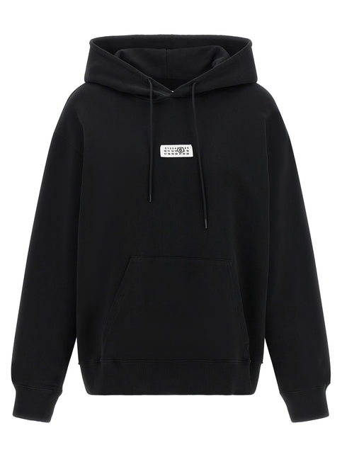 MM6 Maison Margiela Black Cotton Sweatshirt