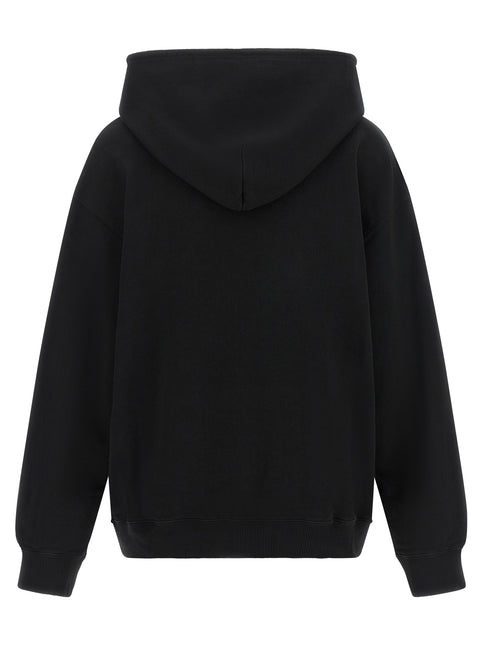 MM6 Maison Margiela Black Cotton Sweatshirt