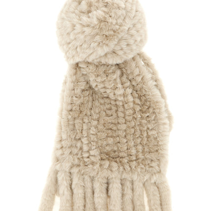 PINKO Gray Polyester Scarf