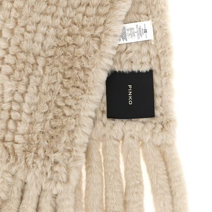 PINKO Gray Polyester Scarf
