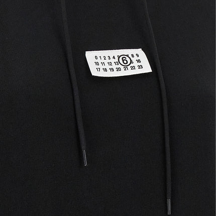 MM6 Maison Margiela Black Cotton Sweatshirt