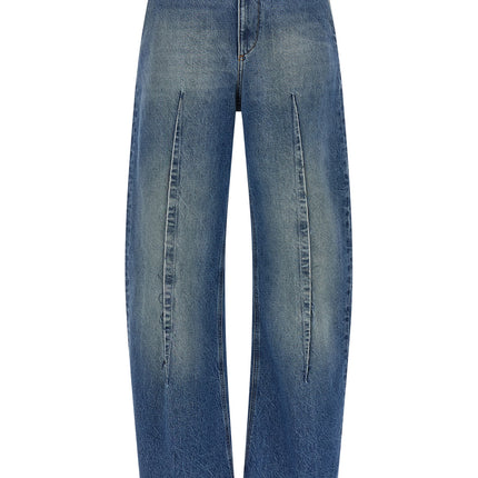 MM6 Maison Margiela Blue Cotton High-Waisted Jean