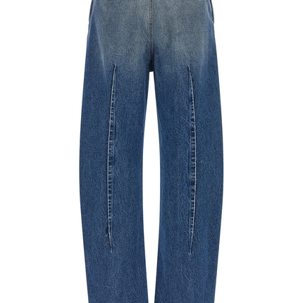 MM6 Maison Margiela Blue Cotton High-Waisted Jean