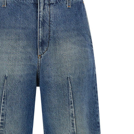MM6 Maison Margiela Blue Cotton High-Waisted Jean
