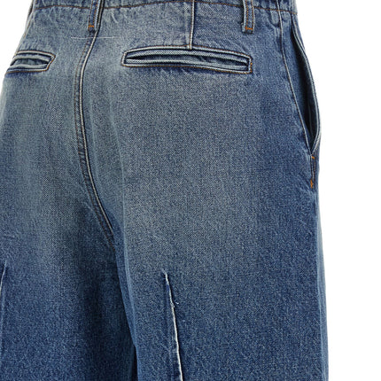 MM6 Maison Margiela Blue Cotton High-Waisted Jean