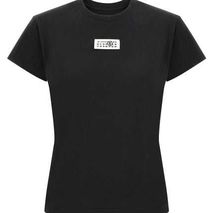 MM6 Maison Margiela Black Cotton T-Shirt