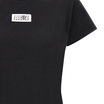 MM6 Maison Margiela Black Cotton T-Shirt