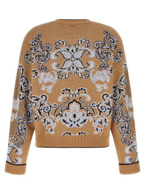 Twinset Brown Wool Cardigan