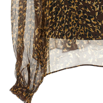Twinset Brown Polyester Blouse