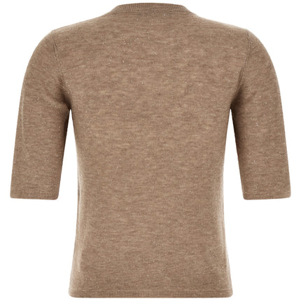 Fabiana Filippi Beige Wool T-Shirt