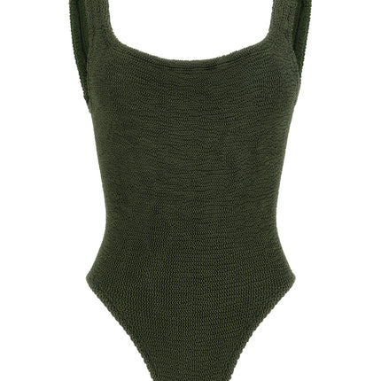 Hunza G Bicolor Polyamide One-Piece Swimsuit